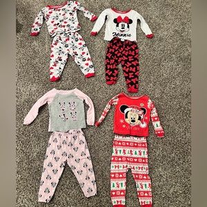 4 Disney Minnie Mouse Pajamas